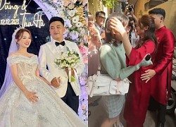 The close sister who secretly attended Dang Thu Ha's wedding attracted millions of views, her identity is unknown to everyone