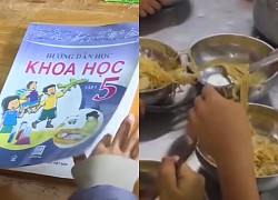 Case of 11 students eating 2 packets of noodles mixed with rice: Ministry of Education and Training intervenes, VTV discovers ambiguity in book support money