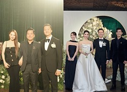 Diem My 9x wedding: A series of Vbiz power couples are present, a character appears to be pampered by the groom