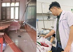 Classroom ceiling collapse: The victim's condition is not satisfactory, paralyzed, with low recovery ability