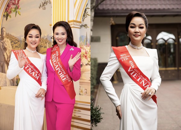 Hoa hậu Thanh Nga rạng ngời cùng dàn thí sinh Mrs Universe 2023