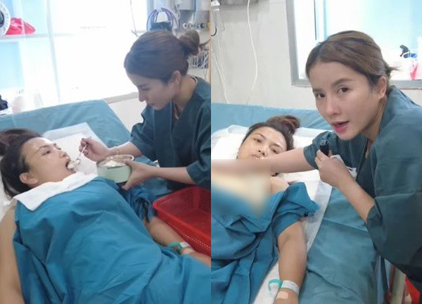 Quỳnh Trần JP dao kéo cho bằng chị bằng em: Bà Nhân cận kề săn sóc
