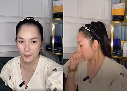 Dương Cẩm Lynh tắt tiếng, nhan sắc tiều tụy vẫn cố livestream bán hàng trả nợ, thều thào báo tin vui