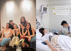 Mai Phuong Thuy had to go to the emergency room in the middle of the night, even though she had just gathered with the beauty group to show off her beauty