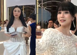 Diep Lam Anh &quot;wrong family narrow alley&quot; meets &quot;small tam&quot; Quynh Thu, netizens are confused about attitude