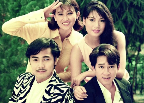 Ngoại hình tuổi đôi mươi của Quan Kế Huy khi chụp ảnh cùng Trương Ngọc Ánh, Lý Hùng