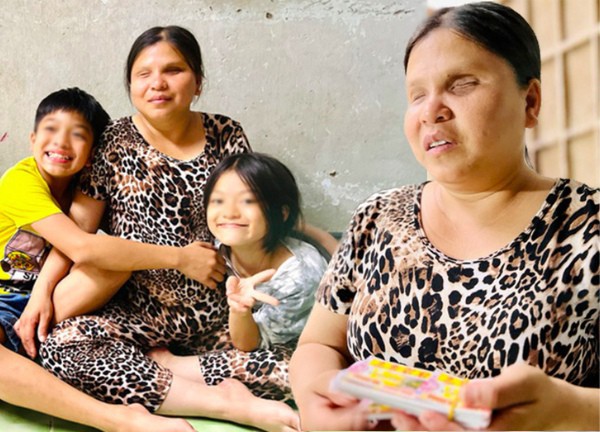 Đôi vợ chồng mất đi ánh sáng, cùng mưu sinh nuôi 2 con khôn lớn
