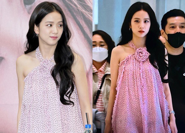 Jisoo (BLACKPINK) đẹp hút hồn dù qua ảnh chụp vội, khiến đoàn người ùn ùn kéo đến sự kiện