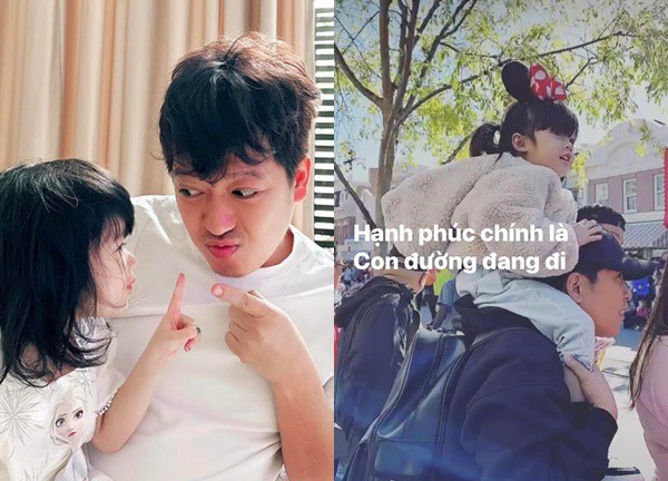 Trường Giang hiếm hoi để lộ gương mặt ái nữ, cưng chiều "thế lực nhí" tới mức này đây!