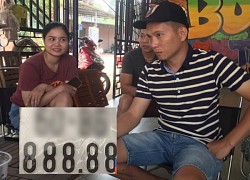 The case of the husband and wife pressing 4 super-beautiful &quot;great&quot; number plates: There was a violation, the car was temporarily detained, and 1 officer was suspended 