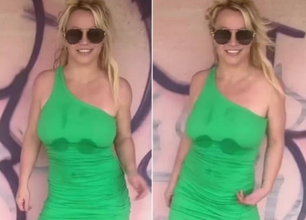 Britney Spears lộ "bông hoa nhỏ" kém duyên vì ngực áo đẫm mồ hôi, tinh thần ngày càng bất ổn