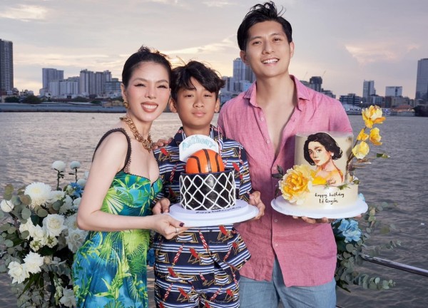 Con trai Lệ Quyên tổ chức tiệc sinh nhật sang trọng trên du thuyền