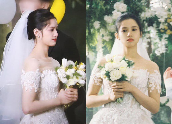 Lộ ảnh Trương Tịnh Nghi mặc váy cưới bước vào lễ đường cùng tình mới, Trần Phi Vũ thấy sẽ đau lòng?