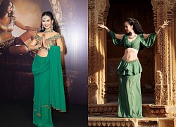 Ngắm Võ Hạ Trâm xinh đẹp, rạng rỡ trong trang phục cô gái Ấn Độ