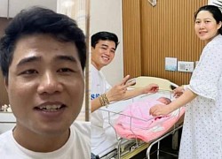 Legless boy To Dinh Khanh shows a close-up of his first child: Just like his father?