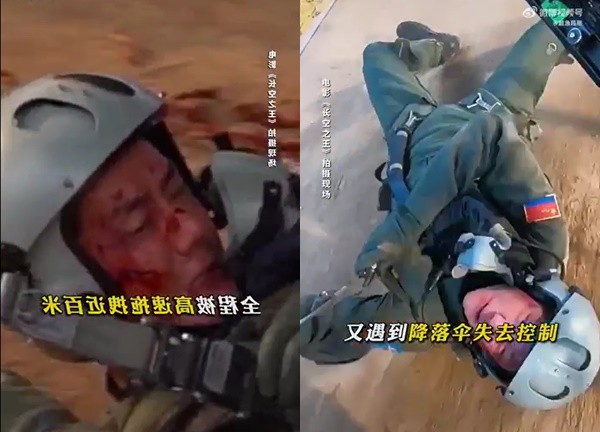 Vương Nhất Bác gặp tai nạn lật xe trên phim trường: Gương mặt "tan nát" khiến fan xót xa?