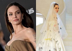 Angelina Jolie và 40 khoảnh khắc "bá đạo" nhất: Ngày đầu làm dâu đã mặc áo có chữ viết bằng máu