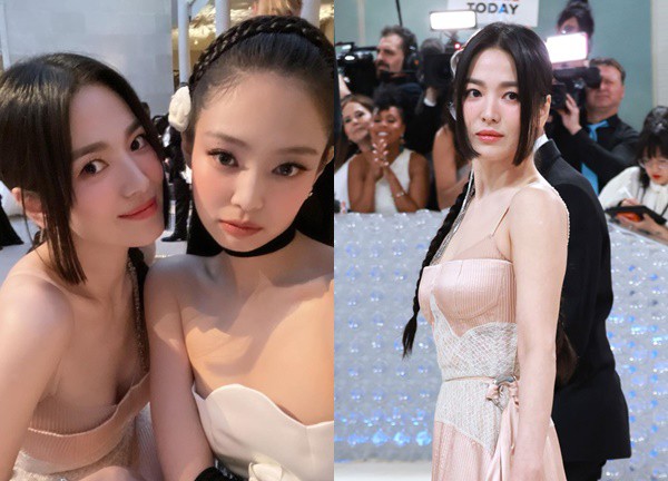 Song Hye Kyo đè bẹp Jennie ở Met Gala 2023 bằng kiểu tóc lạ, không ai tin cả 2 chênh nhau 15 tuổi