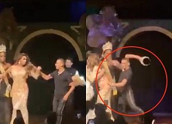 The Brazilian runner-up husband rushed to the stage to snatch the crown and smash it, the reason was surprising?