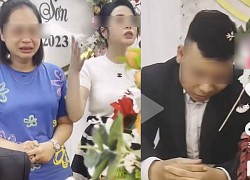 The girl carrying her pregnant belly and her sister grabbed the mic to expose her ex-lover's wedding. The bride collapsed in shock