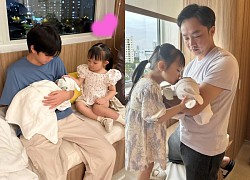 Dam Thu Trang officially &quot;gives birth&quot; to give birth to a second child for Cuong Do La, the appearance is similar to her father&#39;s appearance