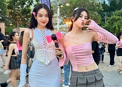 Tieu Vy and Thanh Thuy &quot;dress up&quot; to the BLACKPINK concert, the new Miss &quot;surpasses&quot; when competing with her seniors?