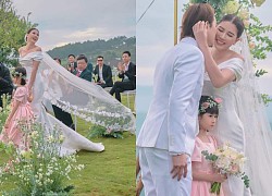 Trang Tran officially wore a bride&#39;s dress, paired with her overseas Vietnamese husband, the wedding had a special guest