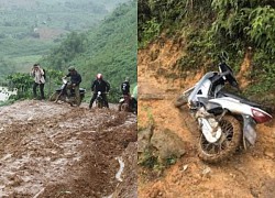 Teacher Ha Giang fell down a cliff and died on the way to school, feeling sorry for the moment of shielding her child?