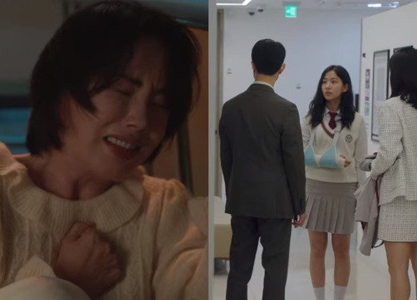 Nữ chính diễn quá đỉnh ở cảnh khóc nấc vì thấy chồng tồi lo cho con riêng, rating Doctor Cha liền leo cao kỷ lục