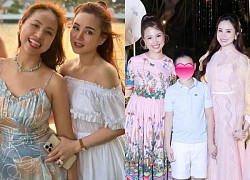 Vy Oanh appeared after disappearing from social networks, fans were stirred by a strange detail, related to her husband and children!