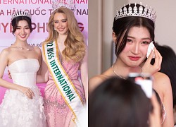 The reigning Miss International praised Vietnam with all her words, runner-up Phuong Nhi was moved to tears