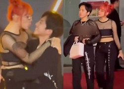 Miko Lan Trinh and Uncle Kenji wore a mesh shirt and kissed each other on the red carpet, fans criticized: Super alum