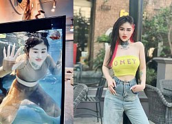 Ngân Baby - hotgirl "làm trò" trong bể cá bất ngờ bị lột trần quá khứ gây chấn động, nhiều anh sốc