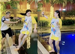 Hot girl "nhún nhảy" trong bể cá tiếp tục bị 1 thanh niên mua vui phản cảm: Cố diễn hay bị lợi dụng?