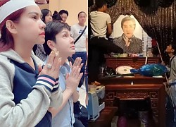 Vu Linh's sister-in-law set up an altar at a banh xeo shop, fans accused her husband and wife of 7 hearts, Vu Luan surprised