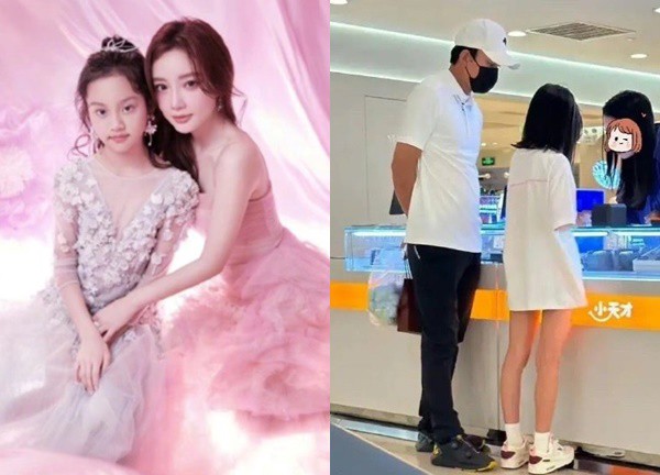 Bất ngờ với chiều cao của con gái Giả Nãi Lượng và Lý Tiểu Lộ, mới 10 tuổi đã đứng đến vai bố