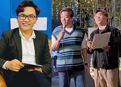 Dai Nghia reunited with Tran Thanh and immediately met "dumbbell stars", confronting anti-fans when being kicked to block charity