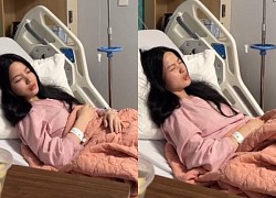 Quang Hai's girlfriend revealed a painful, emaciated face after being hospitalized for taking sleeping pills