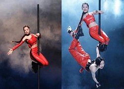 Billionaire beats the wind 2023: Chi Pu falls and hits her back when dancing poles, gets a perfect score, defeats big sister Cbiz