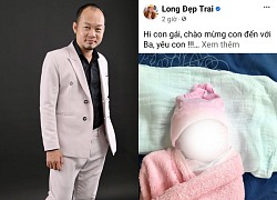 Long Đẹp Trai đón con gái ra đời sau 4 tháng ly hôn Phi Nga, phát ngôn chuyện chăn gối hot trở lại