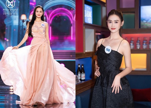 "Chân dài" bóng chuyền Thiên Thanh suýt thành đồng đội của Thanh Thúy, đọ sắc ở Miss World VN