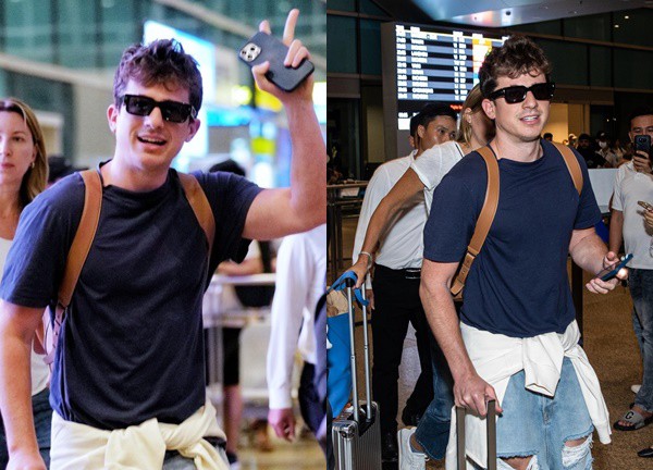 Charlie Puth "đổ bộ" Việt Nam lúc nửa đêm, háo hức chào người hâm mộ, nói tiếng Việt cực dễ thương