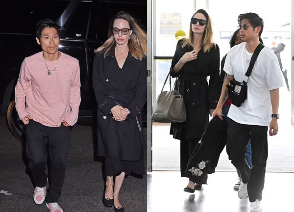 Pax Thiên "như hình với bóng" với Angelina Jolie tại New York, thành "trợ thủ" đắc lực của mẹ nuôi