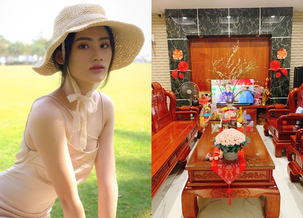 Cận bên trong cơ ngơi gia đình Hoa hậu Ý Nhi tại Bình Định, 1 chi tiết hé lộ sở thích của nàng hậu