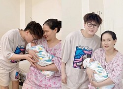 LGBT couple from Vinh Long bride "turned into" groom in Khanh Hoa happily welcomed their first son