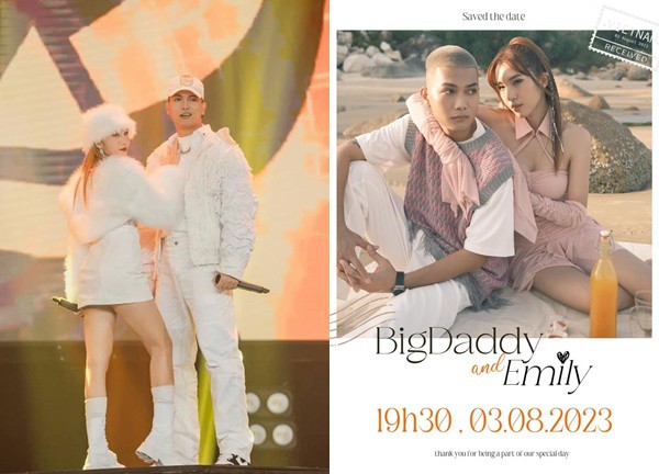 BigDaddy - Emily thông báo tổ chức lễ cưới, 1 sao nữ đình đàm xác nhận là người đầu tiên tham dự