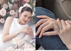 Supermodel Thanh Hang accepts a marriage proposal, wears a diamond ring, is about to "follow him back to the palace"?