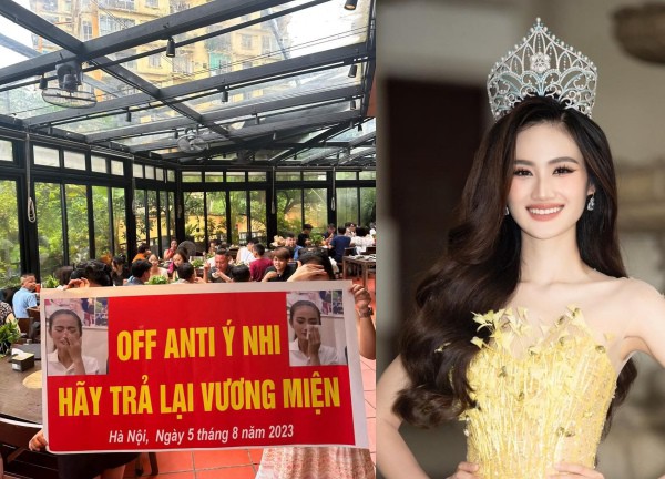 Ý Nhi bị anti cầm băng rôn "bêu riếu" khắp nơi, CĐM phẫn nộ: Các bạn đang hạ bệ xúc phạm người khác