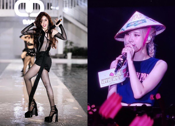 Bao Thy both sang and catwalked to attract attention, "racing" to follow the words of Rosé (BLACKPINK)