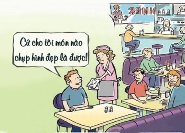 Phục vụ cứng họng khi thực khách là 'vua sống ảo'